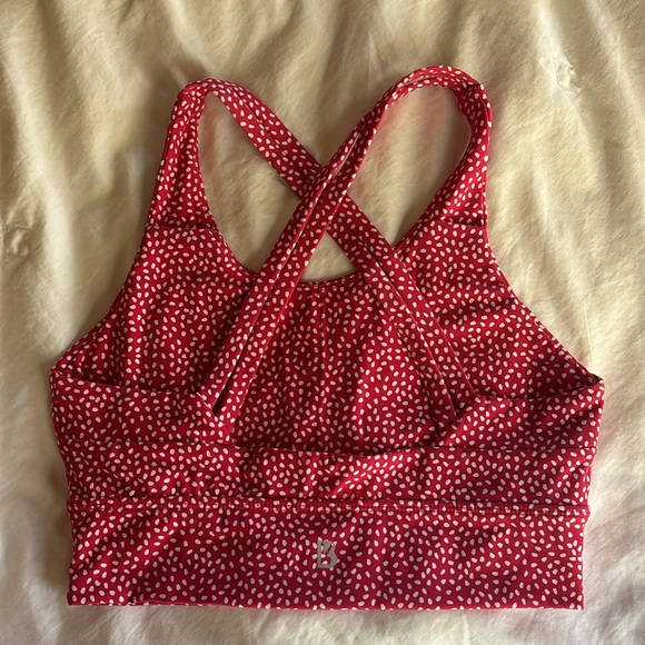 Buffbunny Collection Other - Buffbunny Rosa Sports Bra Salsa Red Bossy Print M